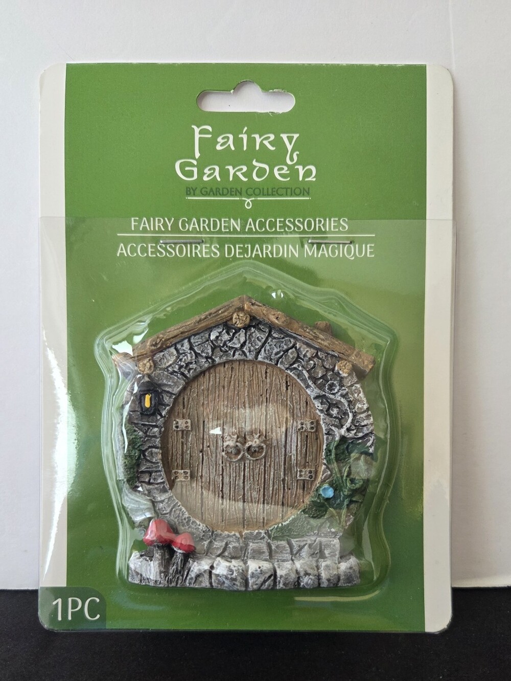 Fairy Garden Miniature Resin Hobbit Style Door Accent Home Garden Decor 3x2